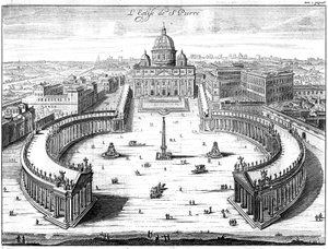 Petersdom, Rom, 1702 von Unbekannt
