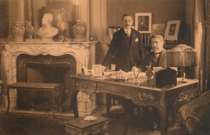 Mitarbeiter der kubanischen Botschaft in Brüssel, Belgien, 1927 von Unbekannt