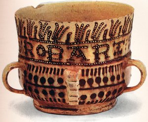 Staffordshire-Schlickerware, 1909, 1914 von Unbekannt