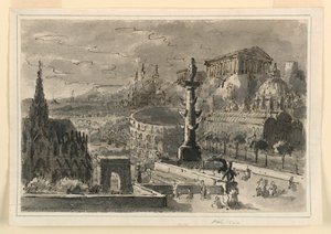Bühnenbild, Ansammlung verschiedener Gebäude