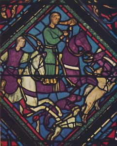 Buntglas - Kathedrale von Chartres, 13. Jahrhundert, um 1950