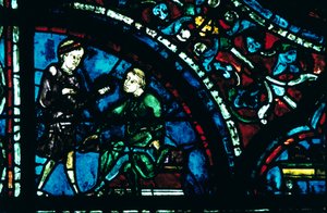 Buntglasfenster, Kathedrale von Chartres, Chartres, Frankreich von Unbekannt