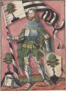 Fahnenträger, zweites Viertel des 16. Jahrhunderts