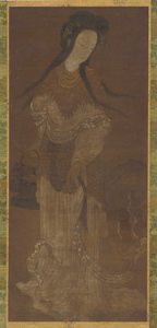 Stehende Figur einer weiblichen Unsterblichen, Ming-Dynastie, 16.-17. Jahrhundert