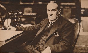 Stanley Baldwin, neu gewählter Premierminister des Vereinigten Königreichs, Mai 1923