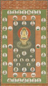Stern-Mandala, Edo-Periode, 1615-1868 von Unbekannt