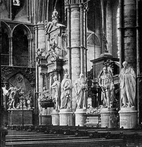 Staatsmänner-Ecke, Westminster Abbey, London, frühes 20. Jahrhundert