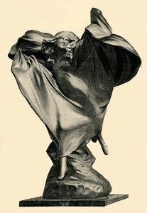Statue von Loïe Fuller von Théodore Rivière, um 1890er, 1903 von Unbekannt