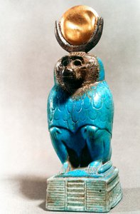 Statue des altägyptischen Gottes Thot in Pavianform