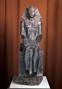 Statue des Pharao Amenemhat III., 19. Jahrhundert v. Chr.