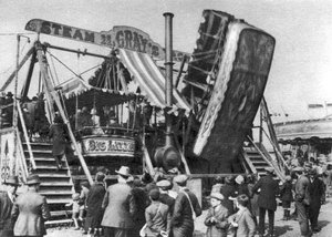 Dampfyacht, eine Jahrmarktsattraktion am Feiertag auf Hamstead Heath, London (1926-1927) von Unbekannt