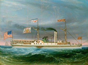 Dampfschiff Erie, wahrscheinlich 1837