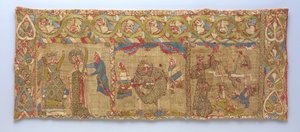 Stola mit dem Martyrium der hl. Katharina, Deutsch, ca. 1200 von Unbekannt