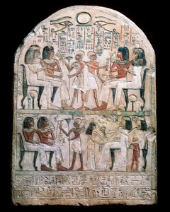 Steinstelen mit Relief, Antikes Ägypten, 156 v. Chr.