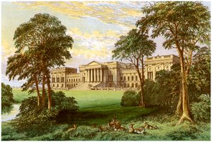 Stowe Park, Buckinghamshire, Residenz des Herzogs und Marquis von Buckingham und Chandos, um 1880 von Unbekannt
