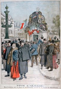 Straßburg-Statue, Place de la Concorde, Paris, 1904