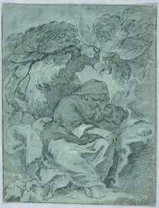 Studie für St. Paul der Einsiedler