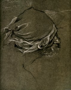 Studie für Die Meeresjungfrau, von Herbert J. Draper, 1899 von Unbekannt