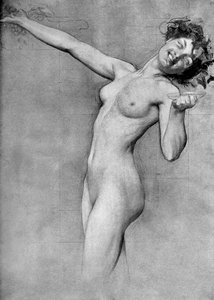Studie für The Vintage Morn, von Herbert James Draper von Unbekannt