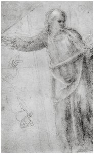 Studie für eine Christusfigur, ca. 1555 von Unbekannt