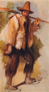 Studie nach dem Leben, um 1840, 1925 von Unbekannt