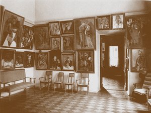 Studie bekannt als das Picasso-Zimmer im Haus von Schtschukin
