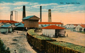 Zuckermühle, Kuba, ca. 1910 von Unbekannt