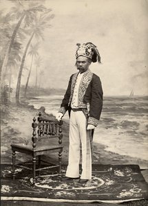 Sultan von Batjan, Pulau Bacan, Molukken, Indonesien von Unbekannt