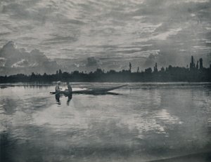 Sonnenuntergang am Dal-See, Kaschmir, 1936