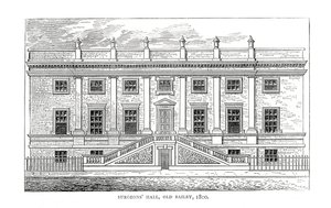 Surgeons Hall, Old Bailey, 1800