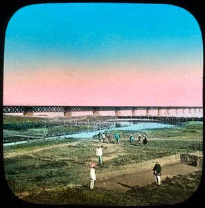 Sutlej-Brücke, Indien, spätes 19. oder frühes 20. Jahrhundert von Unbekannt