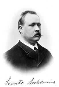 Svante Arrhenius 1859-1927, schwedischer Physiker und Chemiker