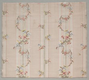 Taffetafragment, 1774-1793 von Unbekannt