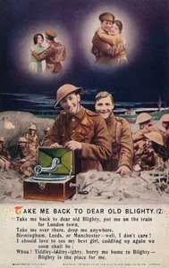 Bring mich zurück ins liebe alte Blighty 2, um 1916 von Unbekannt