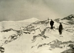 Inbesitznahme von Cape Bernacchi, Victoria Land, ca. 1908, 1909