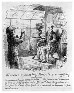 Eine Daguerreotypie aufnehmen, 1855 von Unbekannt
