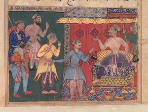Geschichten eines Papageis Tuti-nama: Die zwölfte Nacht: König Bhojaraja versucht vergeblich zu erfahren...