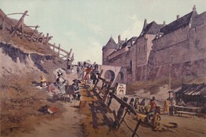 Zielübungen Dieppe 1795, 1896 von Unbekannt