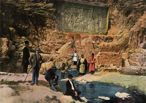 Tchechan Ali. Le Schah Fath Ali und seine Kinder, Nachkommen von Fath Ali Shah, 1900 von Unbekannt