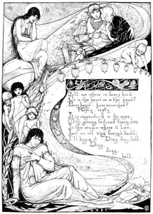 Sag mir, wo das Fantasiegebäck ist, 1895 von Unbekannt