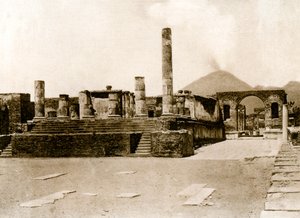 Tempel des Jupiter, Pompeji, Italien, um 1900