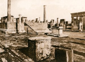 Tempel des Jupiter, Pompeji, Italien, ca. 1900er Jahre
