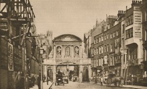 Temple Bar: Die Stadtgrenze im Strand im Jahr 1878, ca. 1935