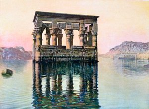Tempelkiosk von Trajan, Philae, Ägypten, 20. Jahrhundert