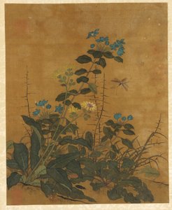 Zehn Bilder von Blumen, Früchten und Vögeln, Ming-Dynastie von Unbekannt