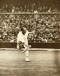 Tennismatch auf dem Centre Court in Wimbledon, ca. 1930er Jahre, 1935