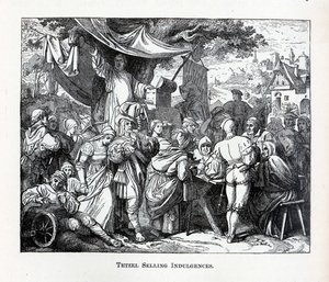 Tetzel verkauft Ablässe, 1882