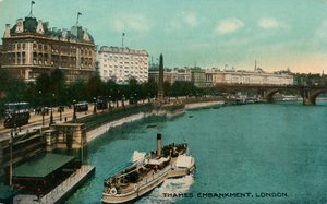 Thames Embankment, London, ca. 1910