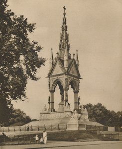Das Albert Memorial fordert Klima und Kritik heraus, ca. 1935