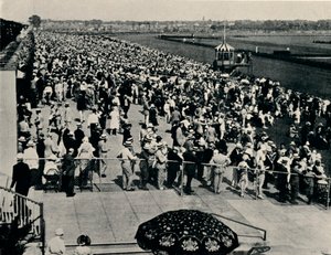 Die Arlington-Rennbahn, Chicago, um 1930 von Unbekannt